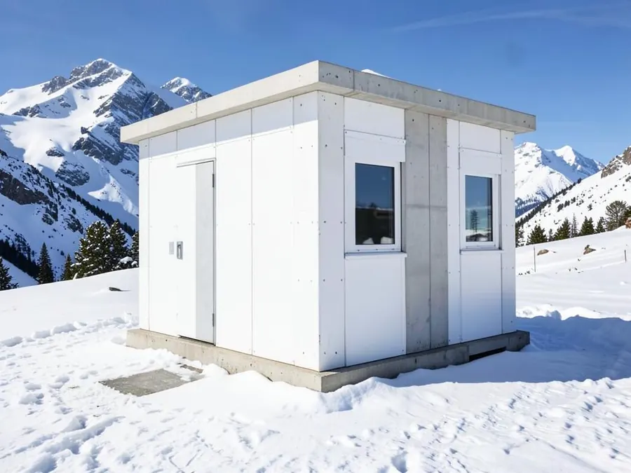 UHPC-EPS shelter